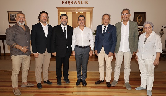 BODTO HEYETİ BAŞKAN ARAS’LA GÖRÜŞTÜ