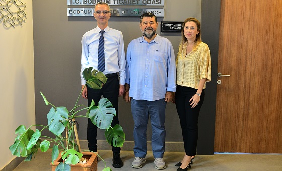 HALKBANK BODRUM ŞUBESİ YENİ MÜDÜRÜNDEN ZİYARET