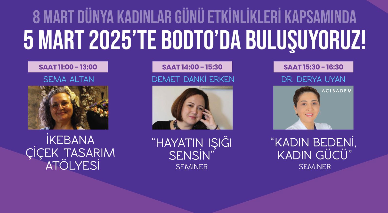 BODRUM TİCARET ODASI KADINLAR GÜNÜ ETKİNLİKLERİ