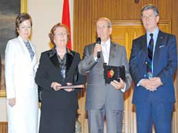 Üstün Hizmet Madalyasi Bodrum’dan Mahinur - Cemal Uslu’ya Verildi