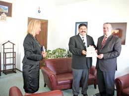 Romanya Konsolosu BODTO Başkanı’nı Ziyaret Etti