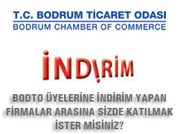 BODTO üyelerine indirim yapan firmalardan biri olun
