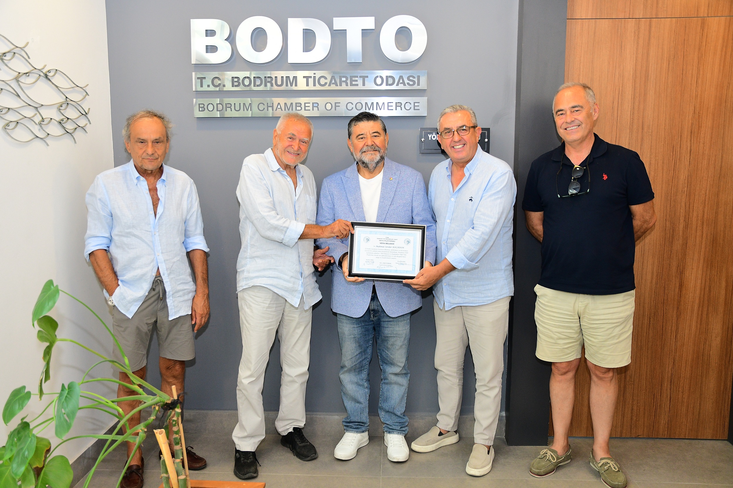 TÜRK SANAYİCİ VE İŞADAMLARI VAKFI'NDAN BODTO'YA ZİYARET