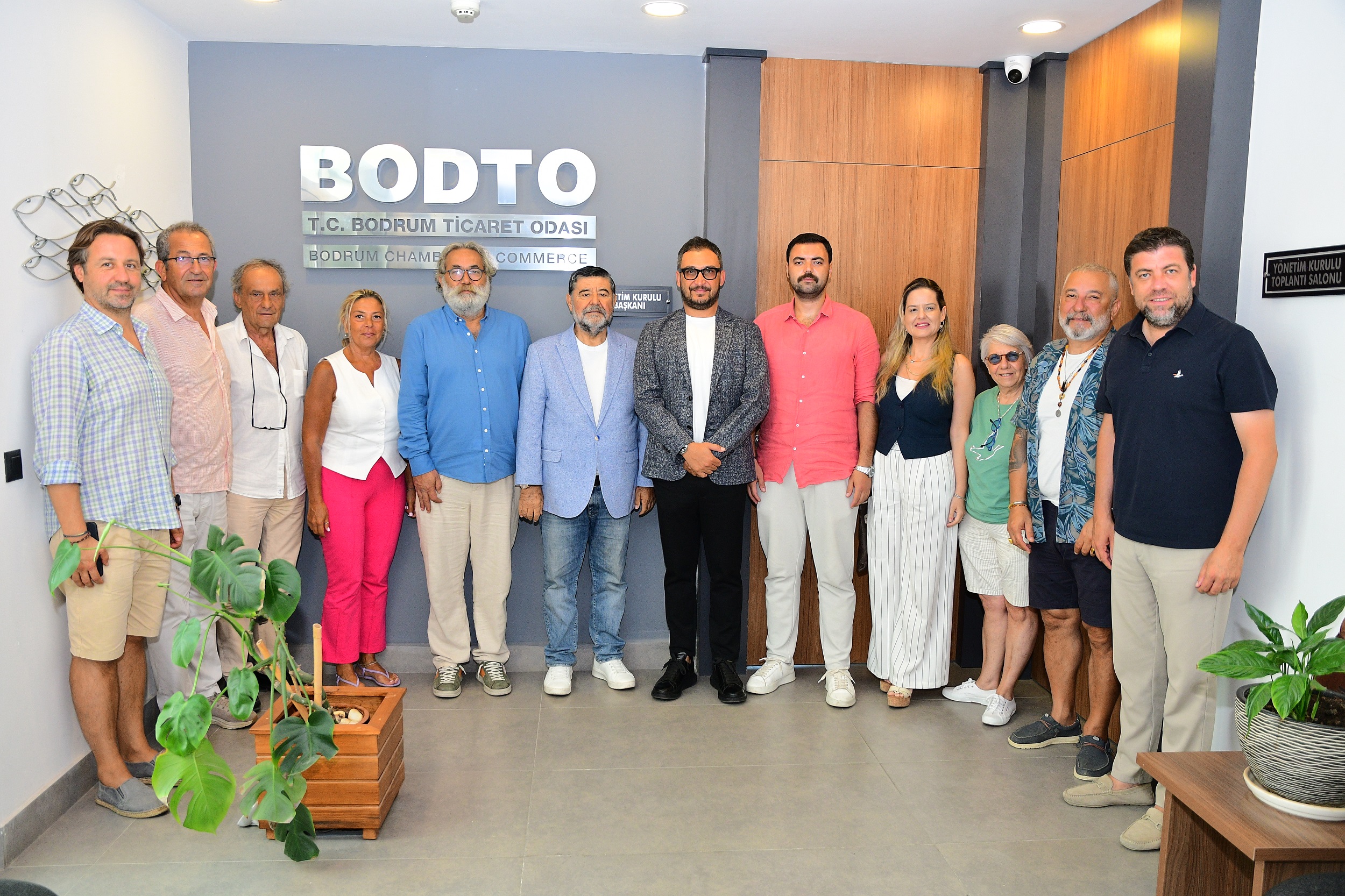 BODRUM KENT KONSEYİ YENİ YÜRÜTME KURULUNDAN BODTO’YA ZİYARET