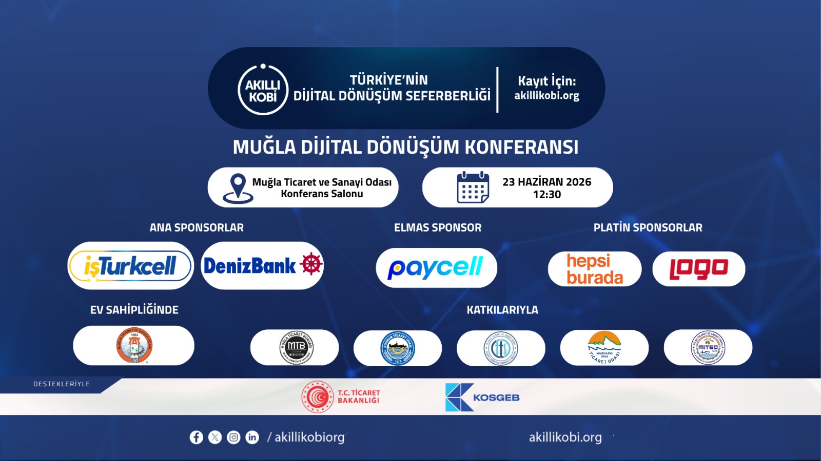 AKILLI KOBİ MUĞLA DİJİTAL DÖNÜŞÜM KONFERANSI