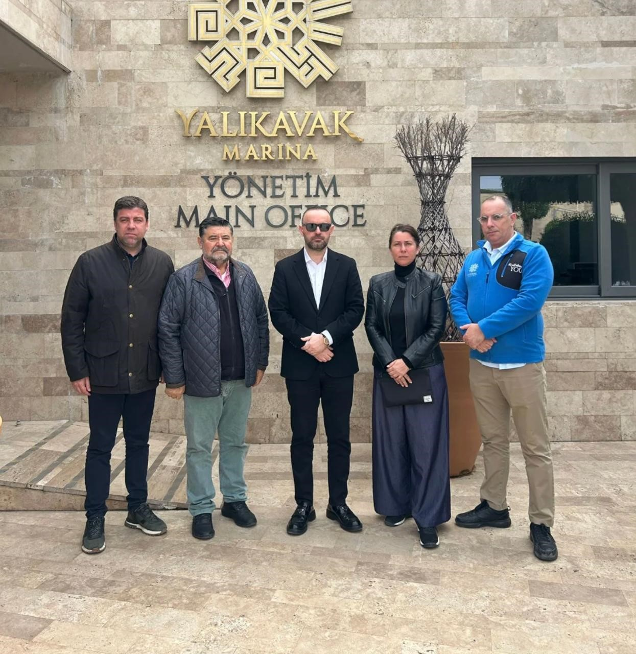 YALIKAVAK MARİNA’DA MEYDANA GELEN YANGIN SONRASI GEÇMİŞ OLSUN ZİYARETİ