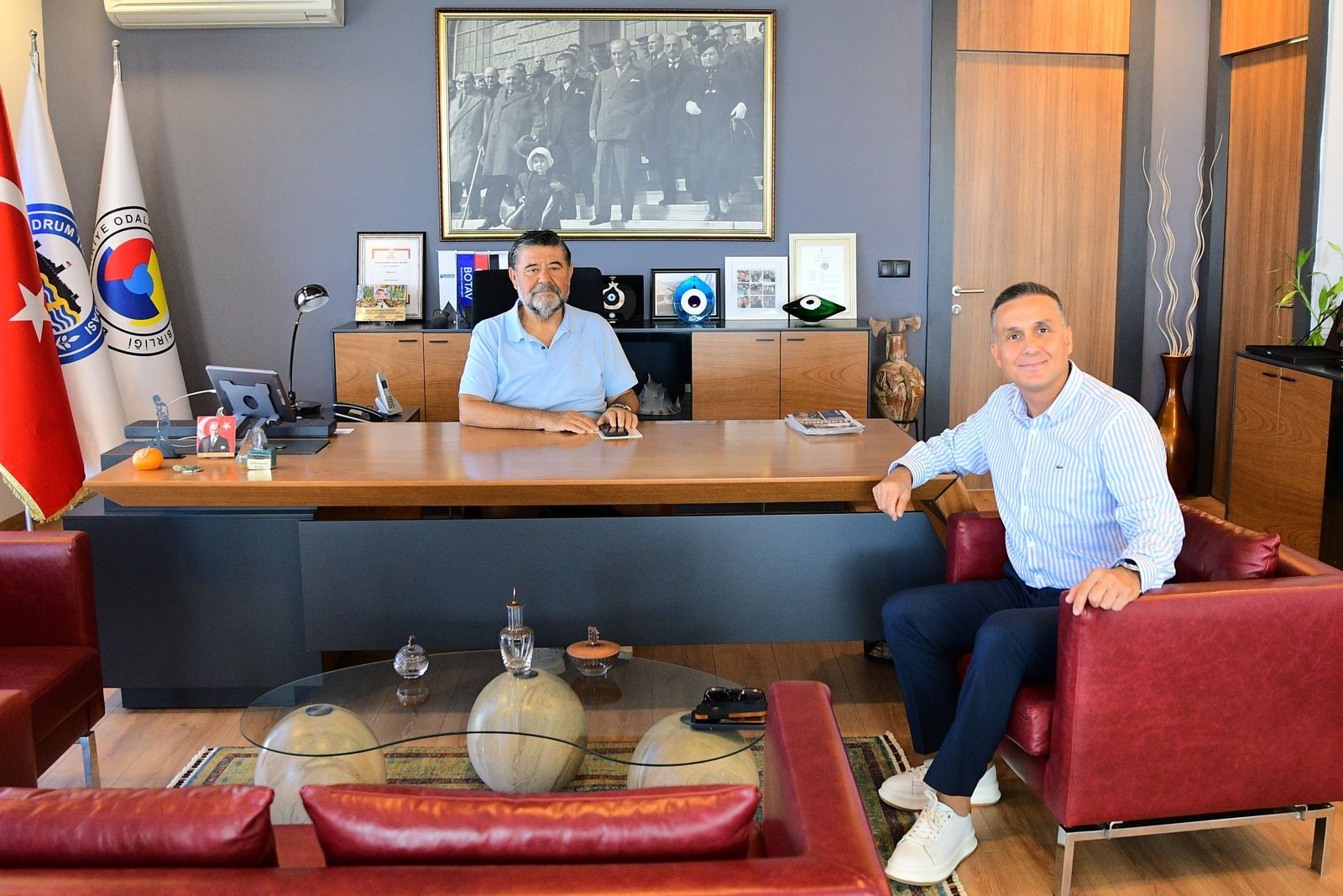 İŞ YATIRIM MÜDÜRÜ SONER DEMİRCAN’DAN NEZAKET ZİYARETİ