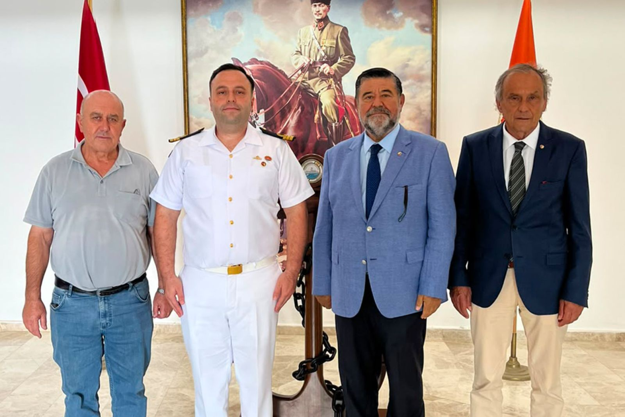SAHİL GÜVENLİK KOMUTANI MAHMAT’A ZİYARET