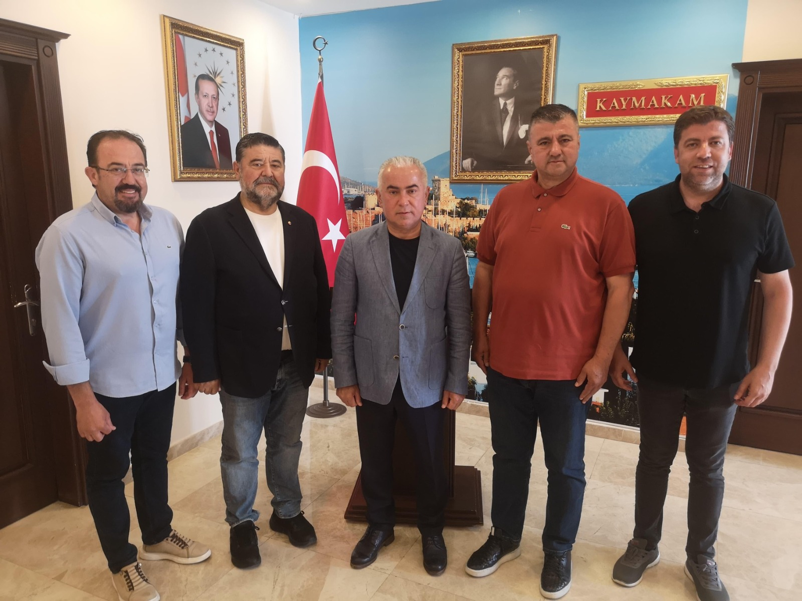 KAYMAKAM MUSTAFA ÇİT’E TEŞEKKÜR ZİYARETİ