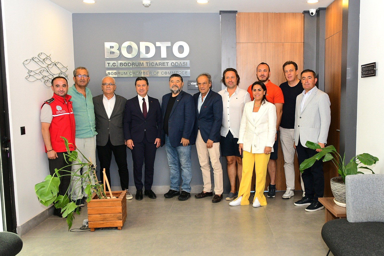 BAŞKAN ARAS VE HEYETİ BODTO’YU ZİYARET ETTİ