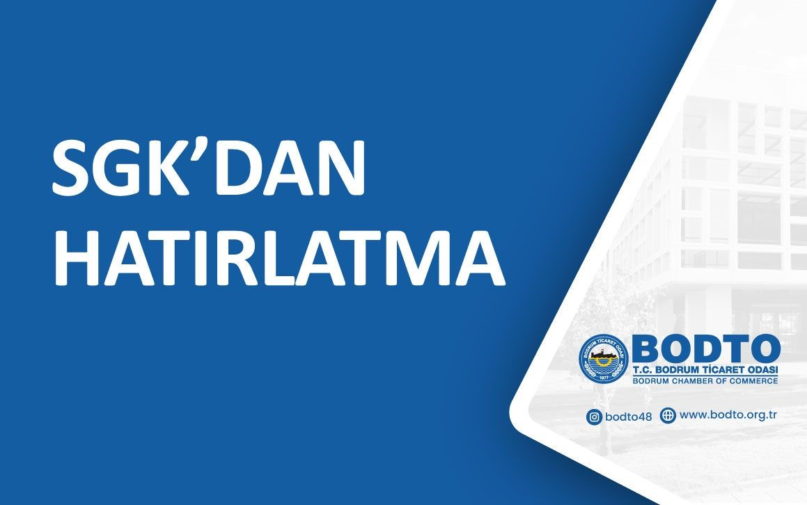 SGK’DAN HATIRLATMA
