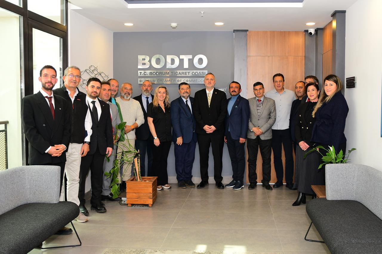 MHP BODRUM İLÇE BAŞKANLIĞI ODAMIZI ZİYARET ETTİ