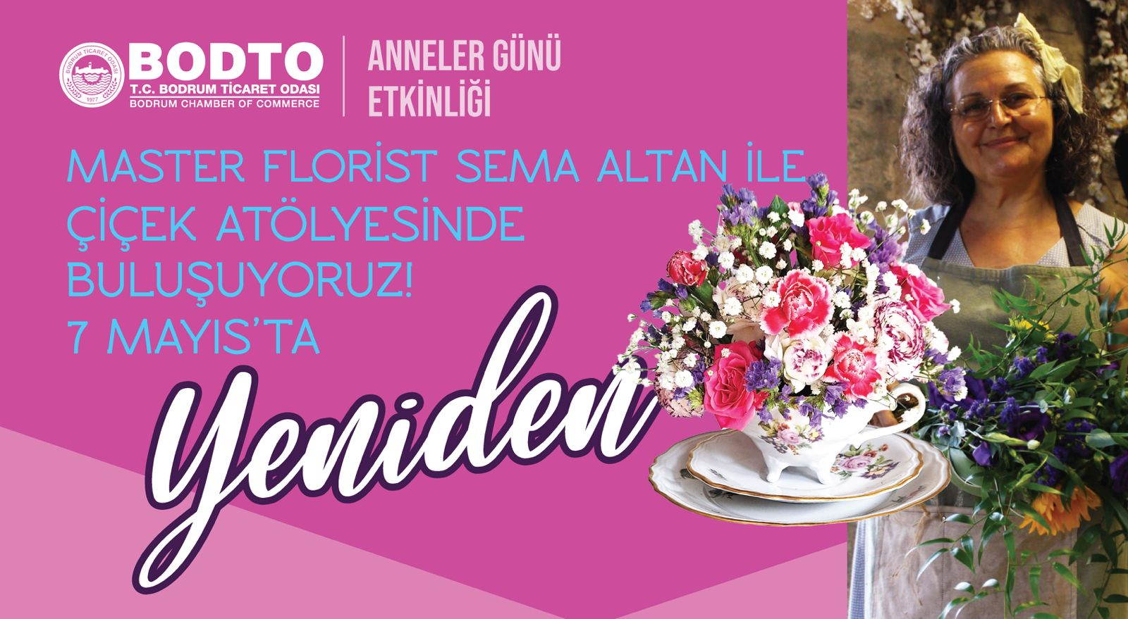 ANNELER GÜNÜNE ÖZEL ÇİÇEK TASARIM ATÖLYESİ