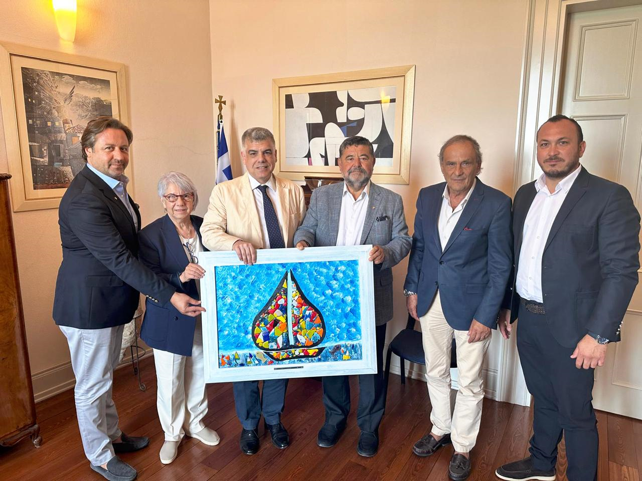 YUNANİSTAN İZMİR BAŞKONSOLOSU’NA NEZAKET ZİYARETİ