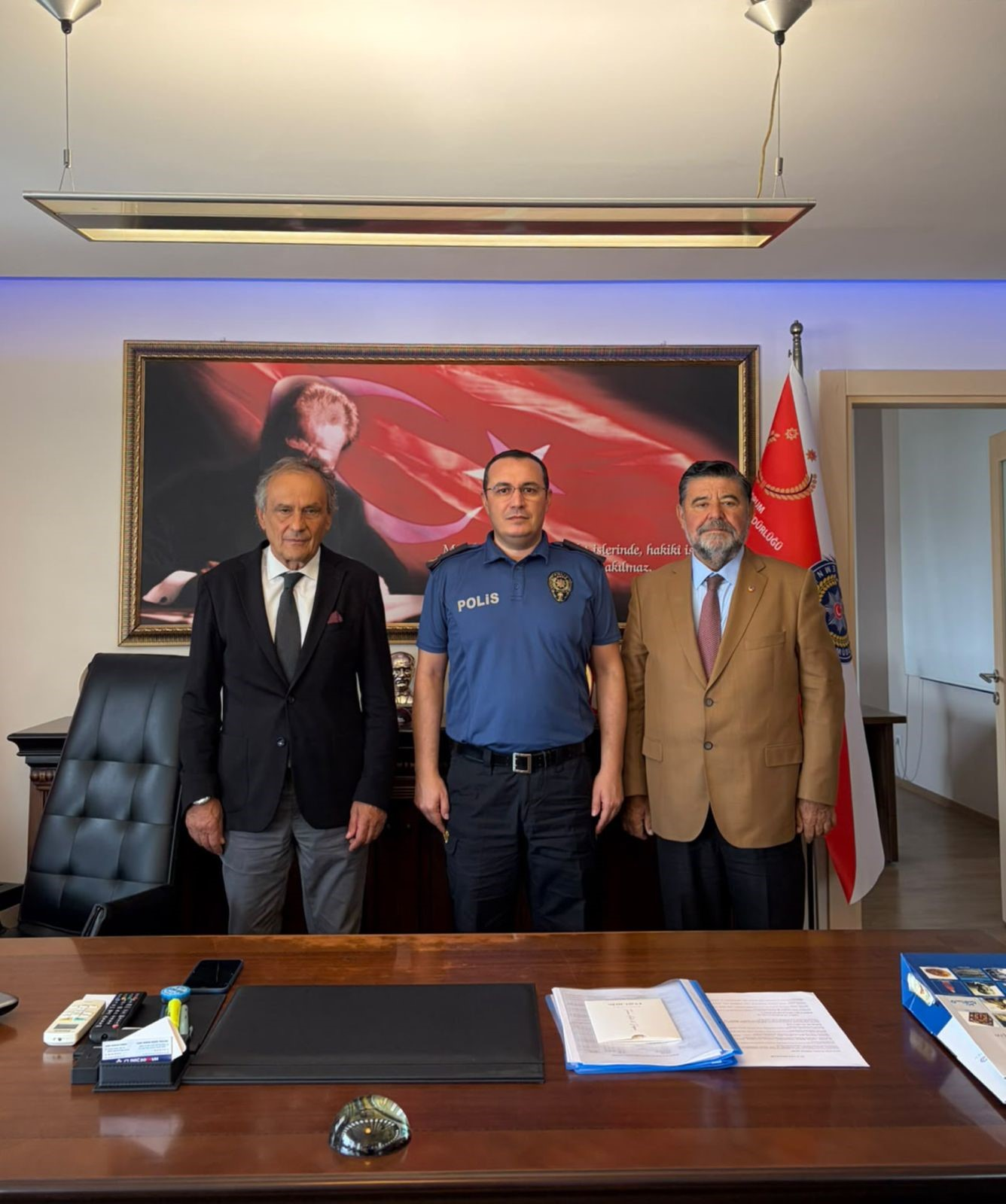YENİ İLÇE EMNİYET MÜDÜRÜ MAHİR GÖKMEN’E ZİYARET