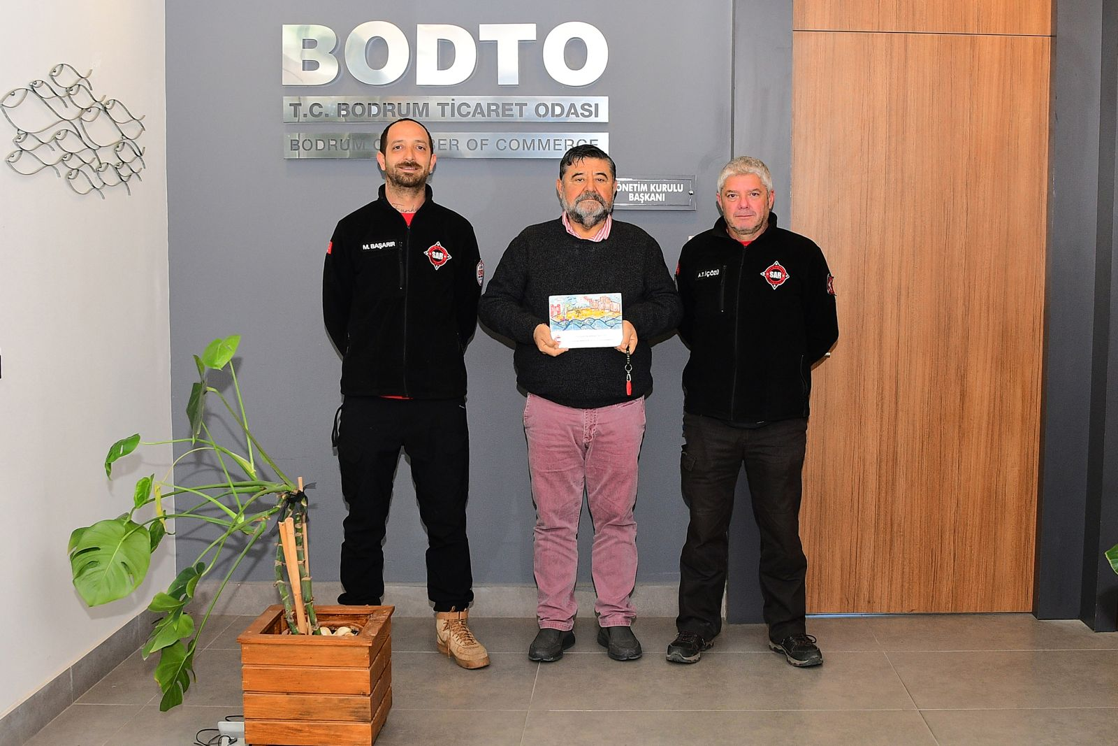 SAR MUĞLA TEMSİLCİLİĞİ’NDEN BODTO’YA TEŞEKKÜR ZİYARETİ