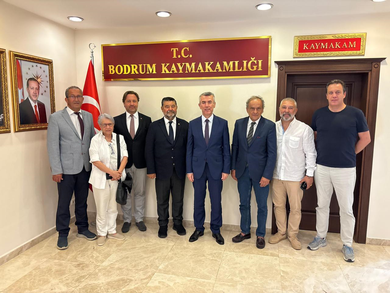 BODRUM KAYMAKAMI ALİ SIRMALI’YA ZİYARET