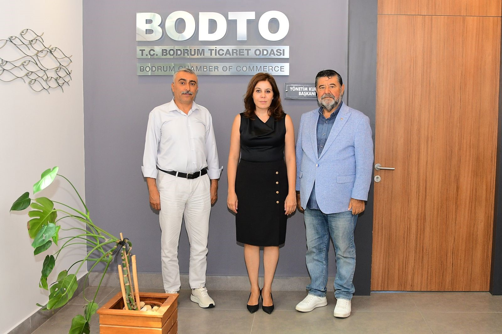 SGK YÖNETİCİLERİNDEN BAŞKAN KOCADON’A VEDA ZİYARETİ