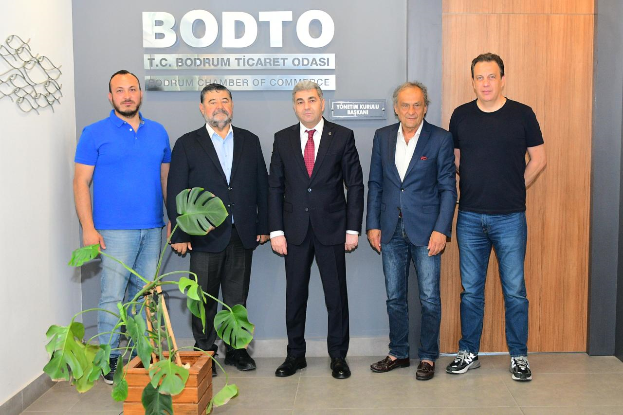 BODRUM TAPU MÜDÜRÜ ALİ RIZA ÇELİK’TEN ZİYARET