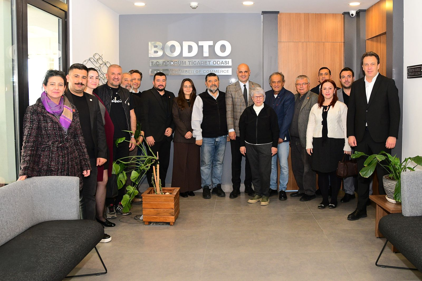 CHP BODRUM İLÇE YÖNETİMİ BODTO’YU ZİYARET ETTİ