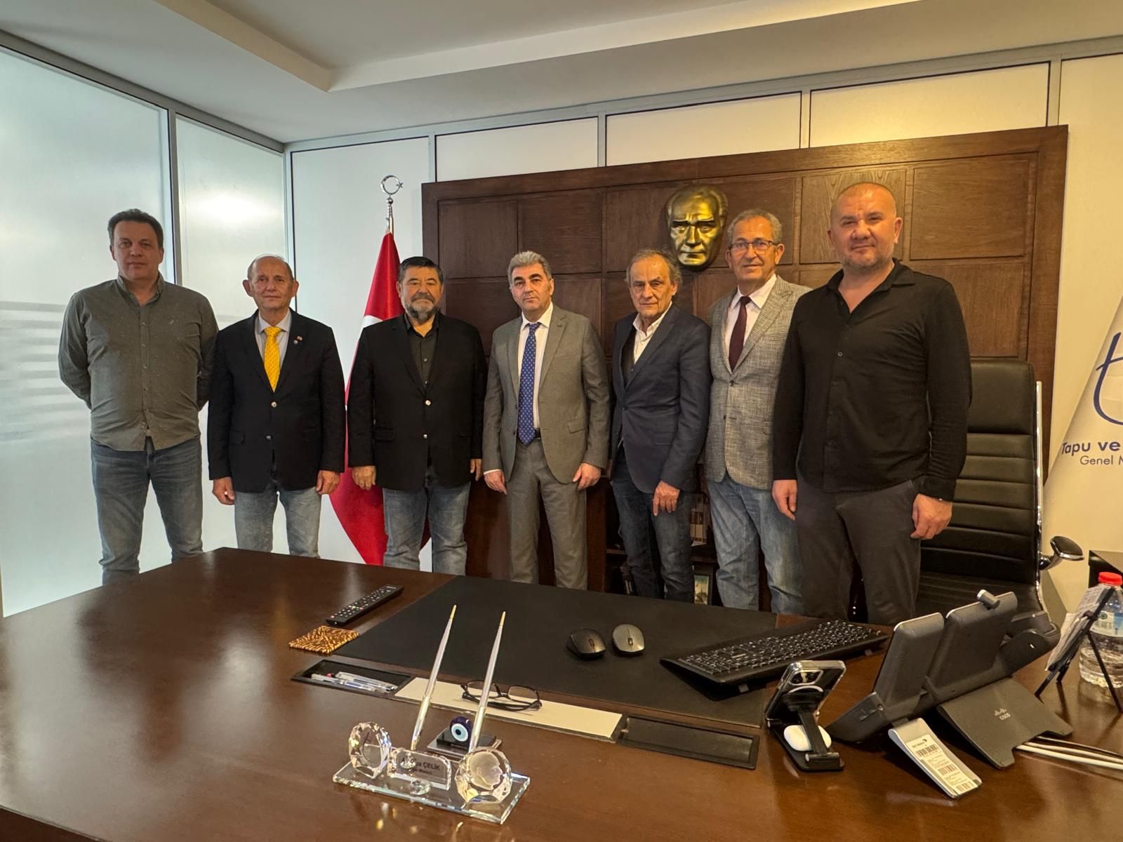 BODRUM TAPU MÜDÜRÜ ALİ RIZA ÇELİK’E ZİYARET