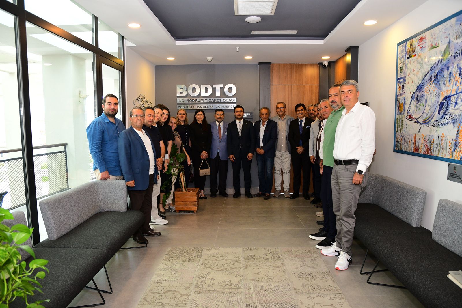 AK PARTİ BODRUM İLÇE BAŞKANLIĞI’NDAN BODTO’YA ZİYARET