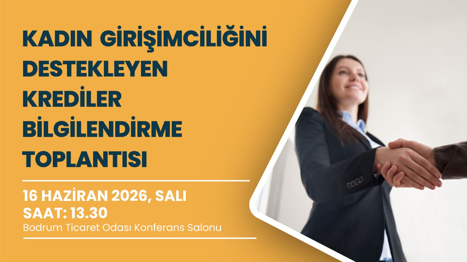 BODRUM TİCARET ODASI’NDA KADIN GİRİŞİMCİLİĞİNE YÖNELİK FİNANSMAN DESTEKLERİ ANLATILACAK