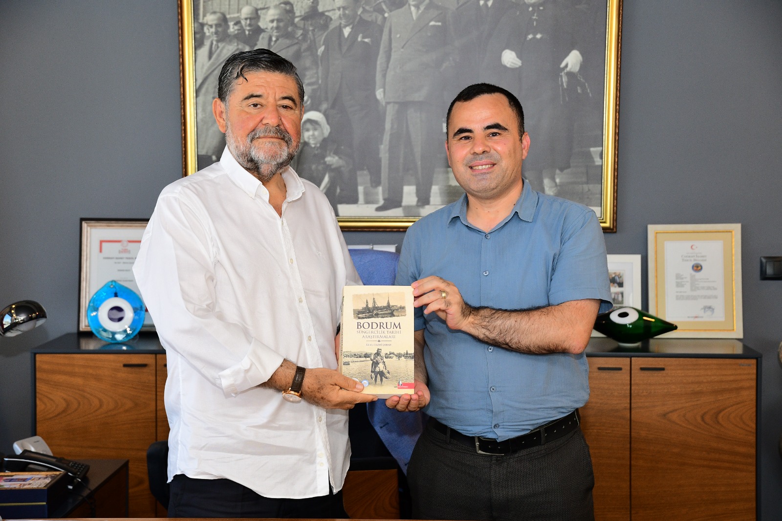 ARAŞTIRMACI-YAZAR CEZMİ ÇOBAN’DAN BODTO’YA ZİYARET