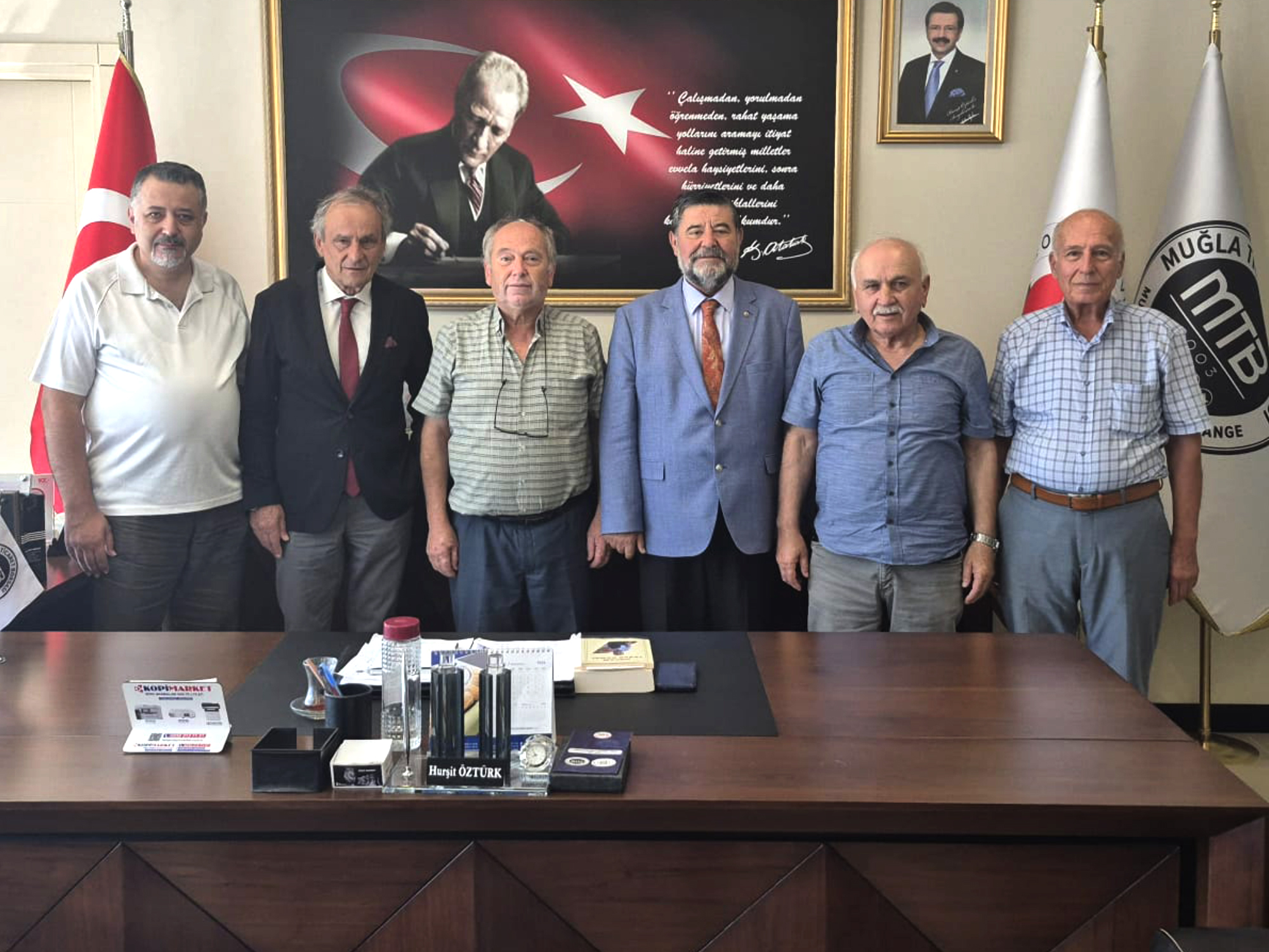 BODTO YÖNETİMİNDEN MUĞLA’DA VEDA TEMASLARI